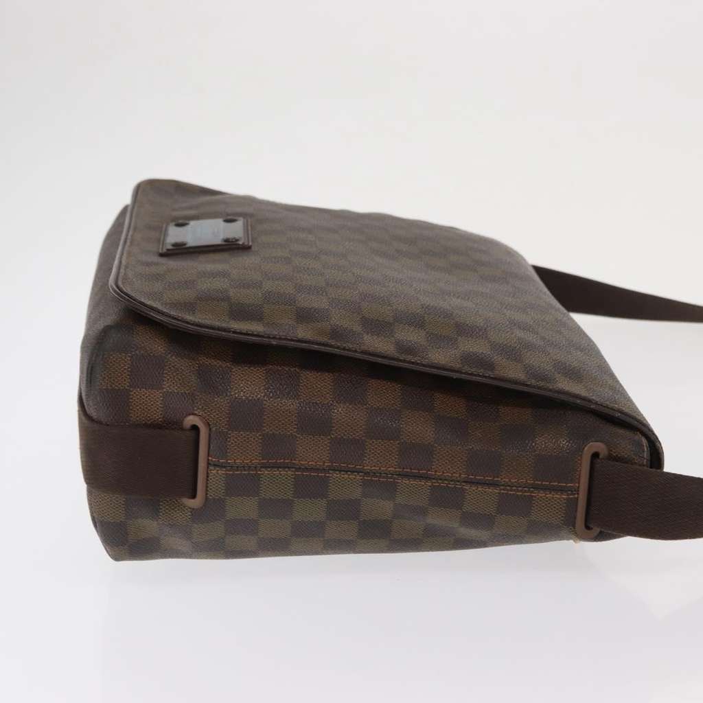 Louis Vuitton Brooklyn Handbag Brown Canvas Fair condition - Inside View