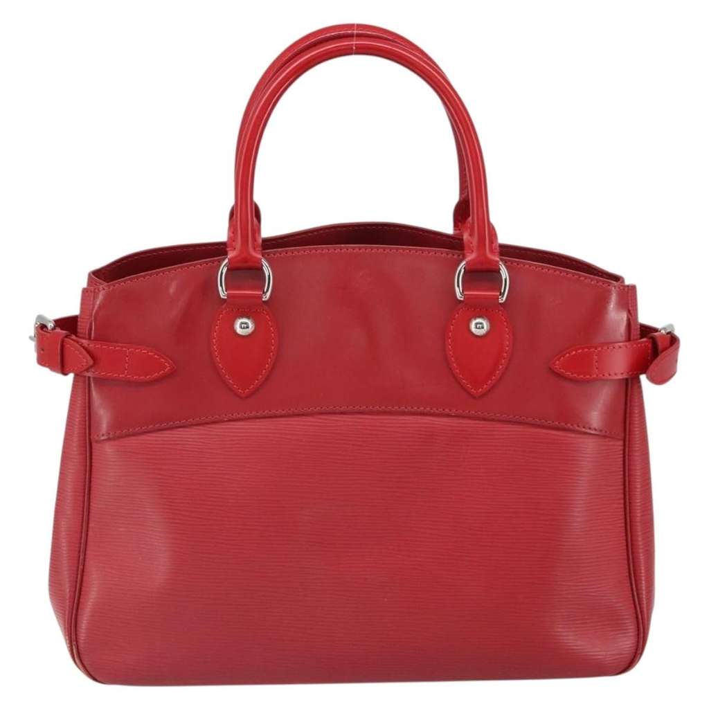 Louis Vuitton Passy Tote Red Leather Fair condition - Back View