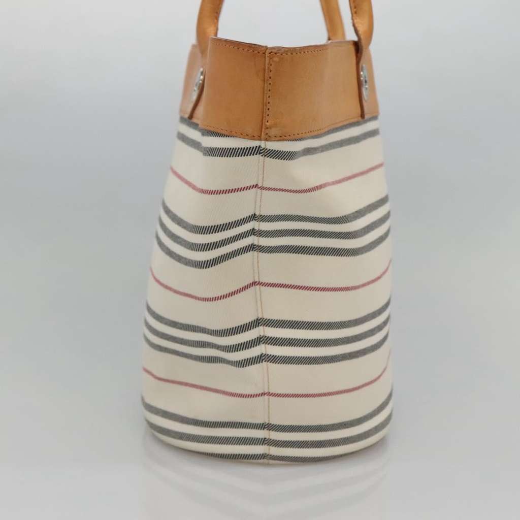 Burberry Nova check Shoulder bag Ecru Canvas Good condition - Inside View