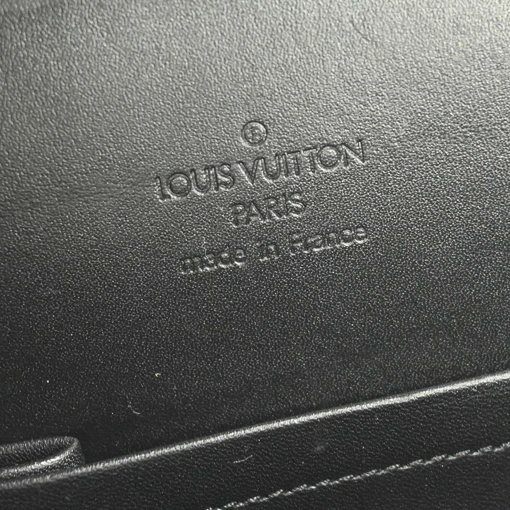 Louis Vuitton Saint Ange Handbag Black Satin Good condition - Model View