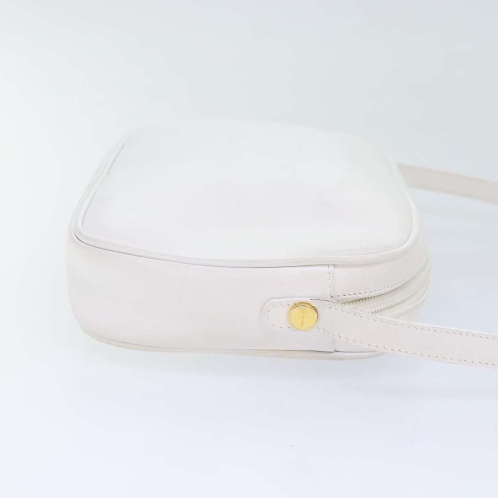 Salvatore Ferragamo Gancini Crossbody Bag Gold Leather Good condition - Inside View