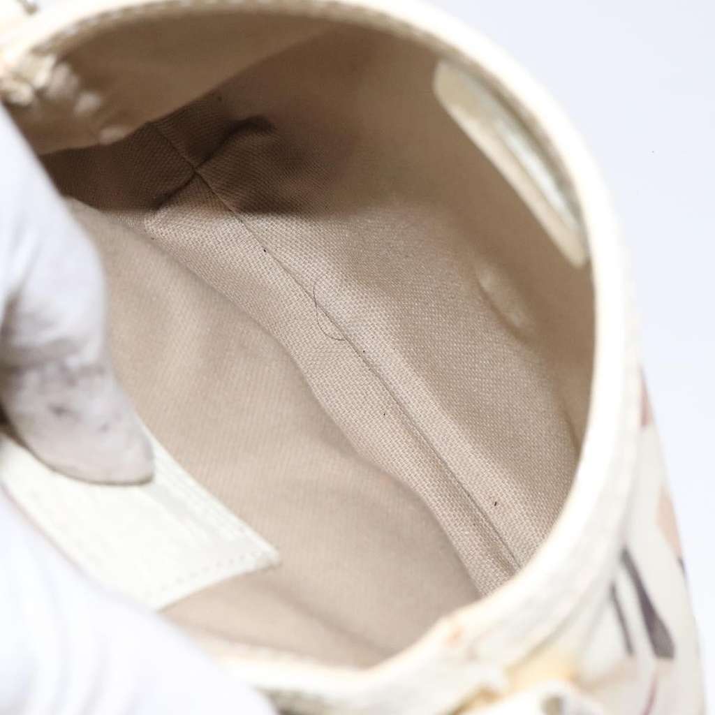 Burberry Flap Shoulder Bag Beige Canvas Good condition - Box View