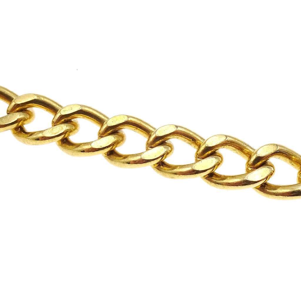 Chanel Vintage CC Turnlock Chain Bracelet Gold Good condition - Inside View
