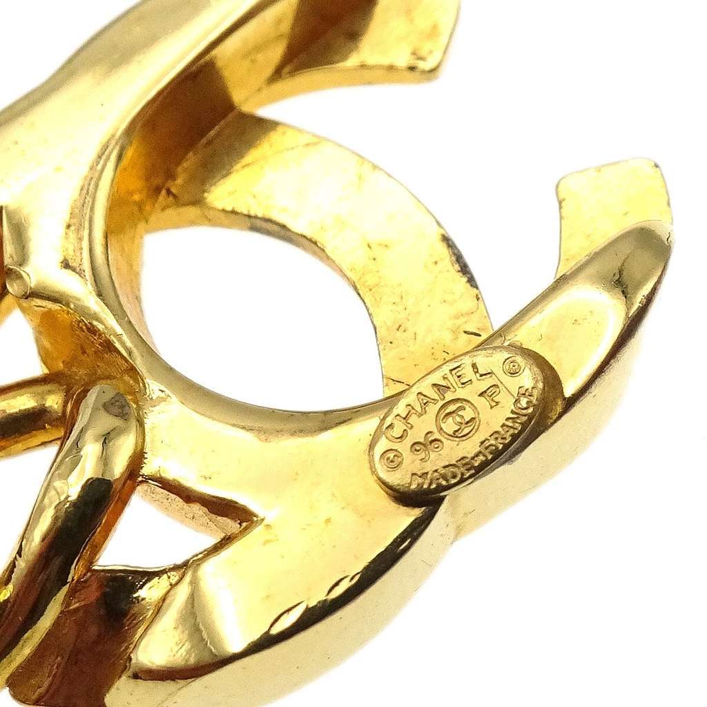 Chanel Vintage CC Turnlock Chain Bracelet Gold Good condition - Model View