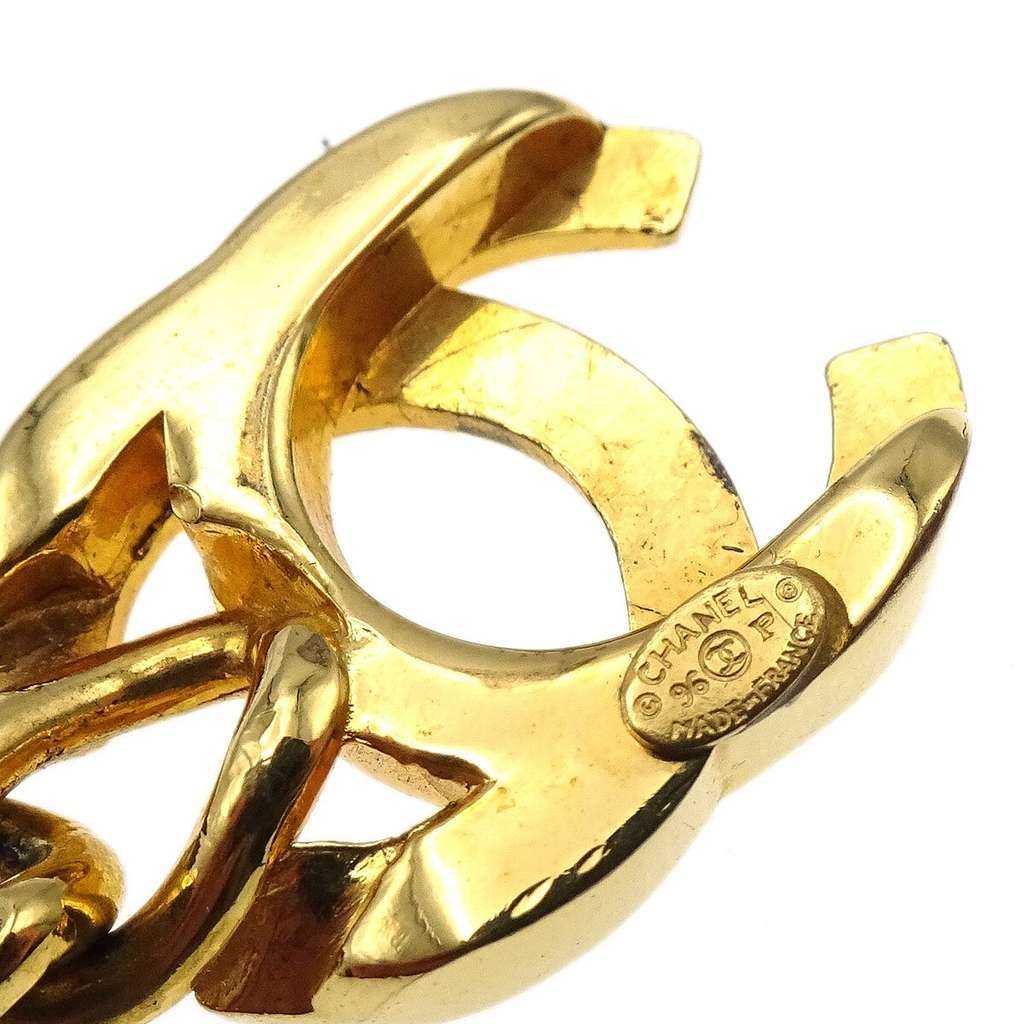 Chanel Vintage CC Turnlock Chain Bracelet Gold Good condition - Box View