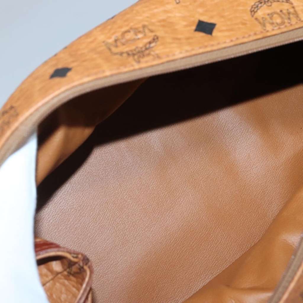 Mcm Visetos pouch Brown Good condition - Box View