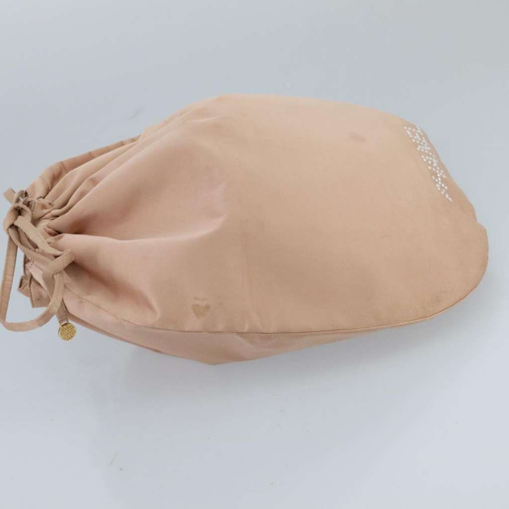 Chanel Vintage Drawstring Pouch Pink Good condition - Model View