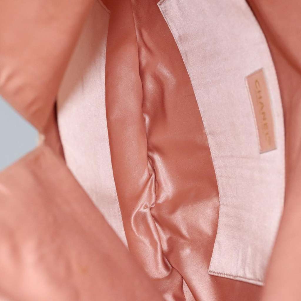 Chanel Vintage Drawstring Pouch Pink Good condition - Box View