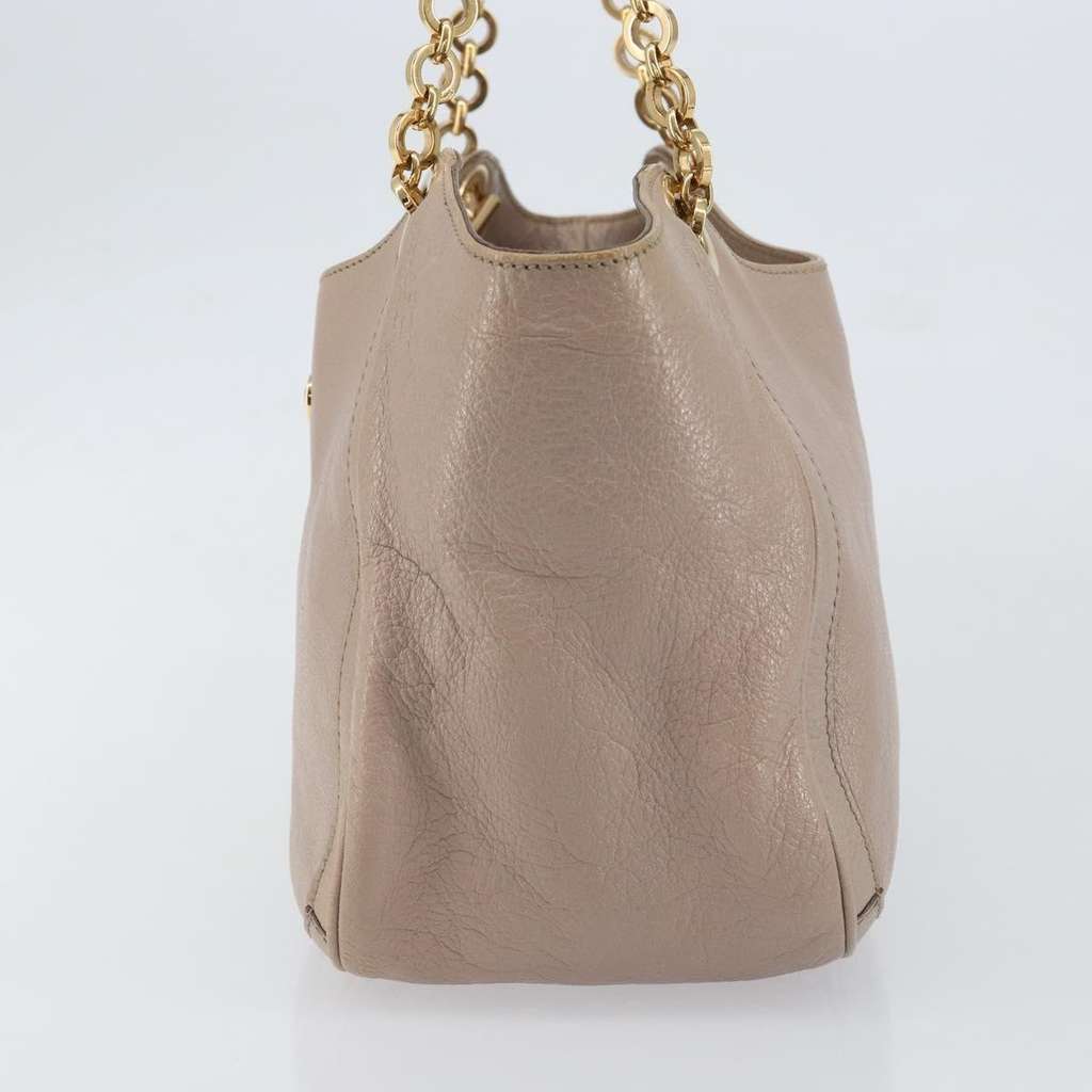 Salvatore Ferragamo Gancini Tote Pink Leather Good condition - Inside View