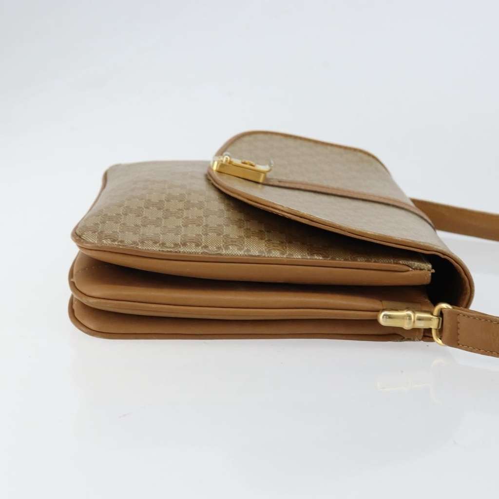 Celine Macadam Shoulder Bag Beige Canvas Good condition - Inside View