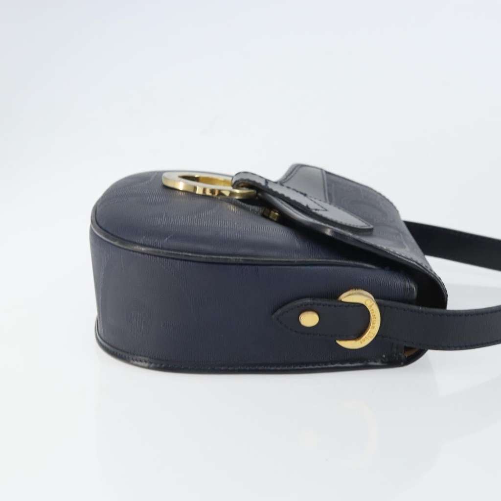 Christian Dior Trotter shoulder bag Navy Canvas Good condition - Inside View