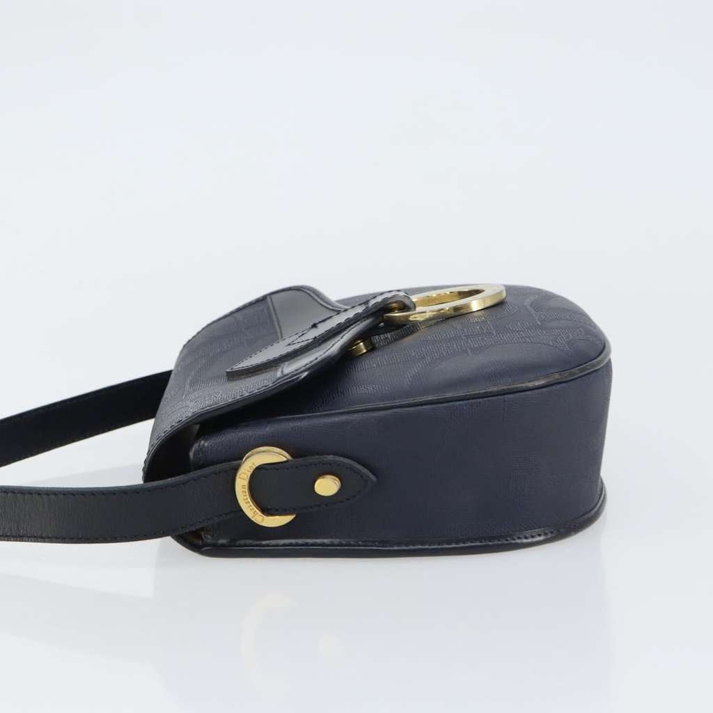 Christian Dior Trotter shoulder bag Navy Canvas Good condition - Model View