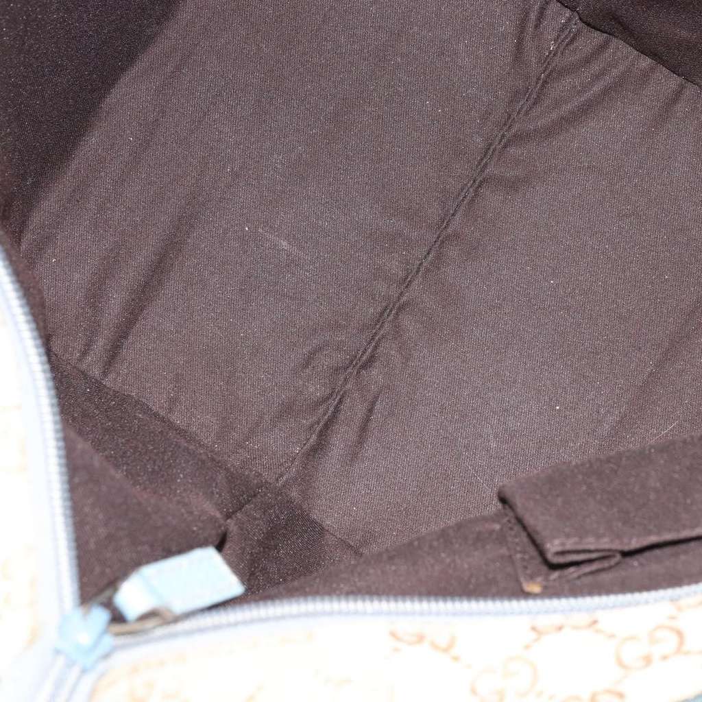 Gucci Web Zip Tote Beige Canvas Good condition - Box View