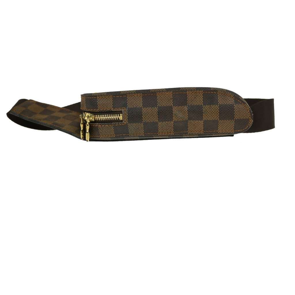 Louis Vuitton Geronimos Waist Bag Brown Canvas Good condition - Inside View