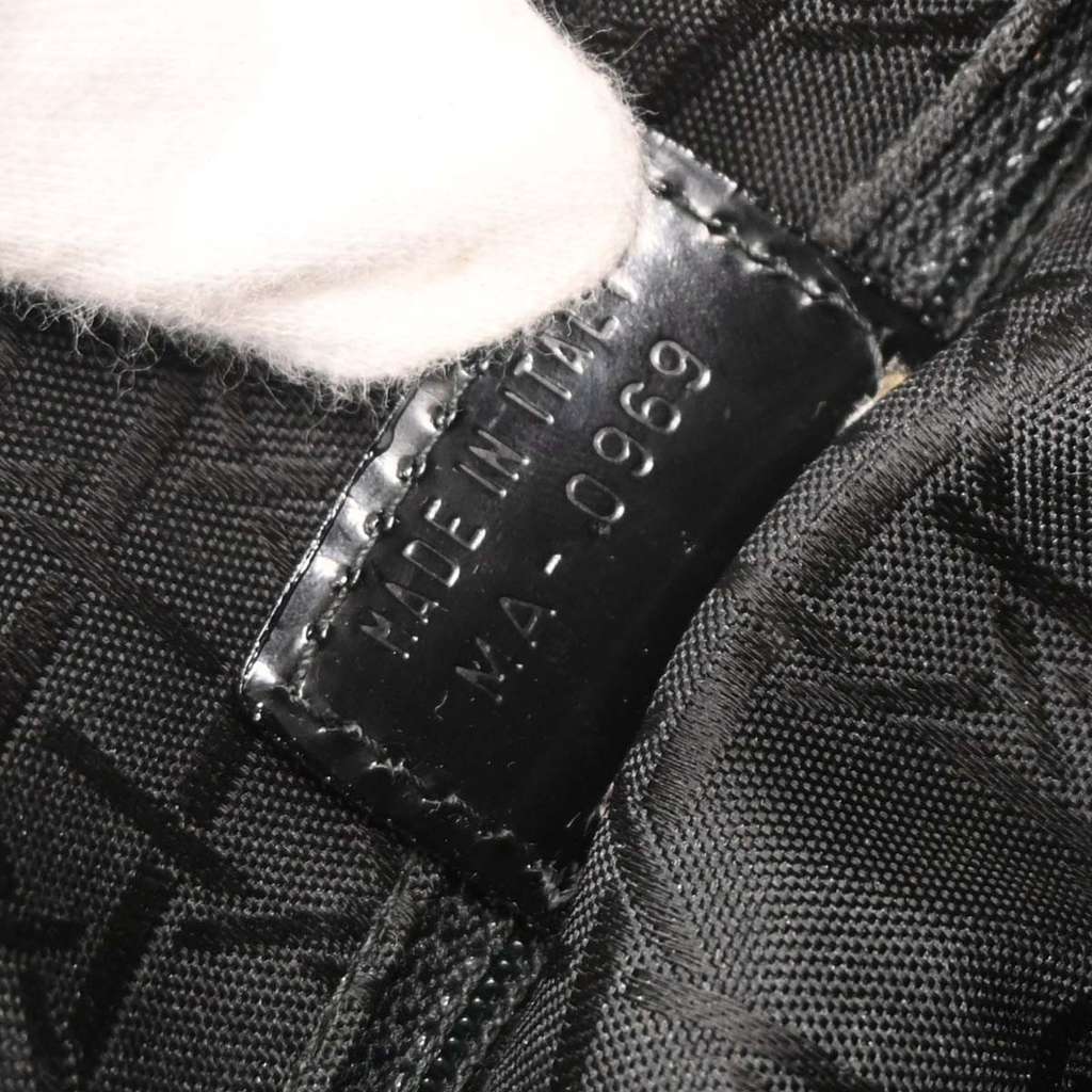 Christian Dior Vintage Lady Dior Bag Black Canvas Good condition - Box View