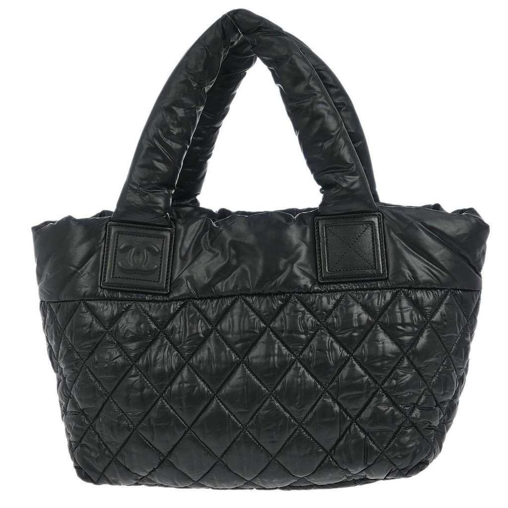 Chanel Coco Cocoon Reversible Tote Black Good condition - Back View