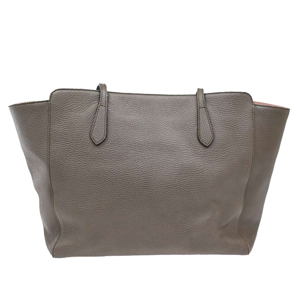 Gucci Swing Tote Brown Leather Good condition - Back View