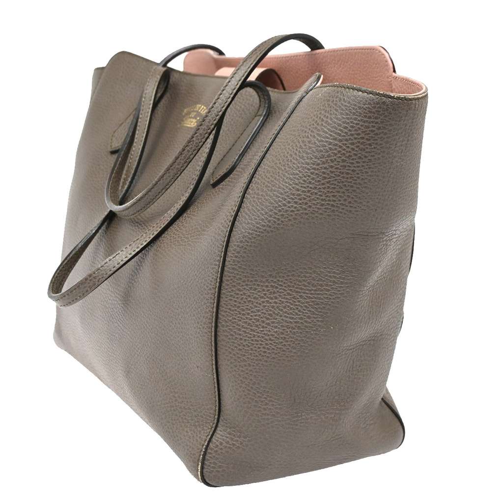 Gucci Swing Tote Brown Leather Good condition - Inside View