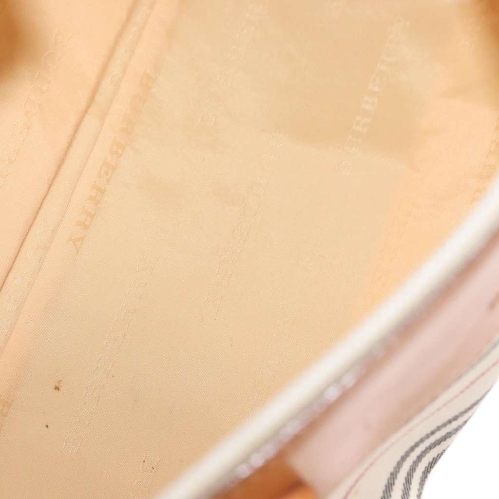 Burberry Vintage Handbag Beige Canvas Good condition - Box View