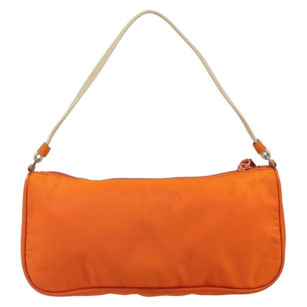 Prada Pochette Shoulder Bag Orange Good condition - Back View