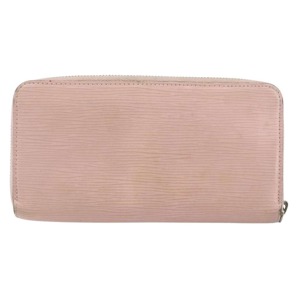 Louis Vuitton Zippy Wallet NM Pink Leather Good condition - Back View