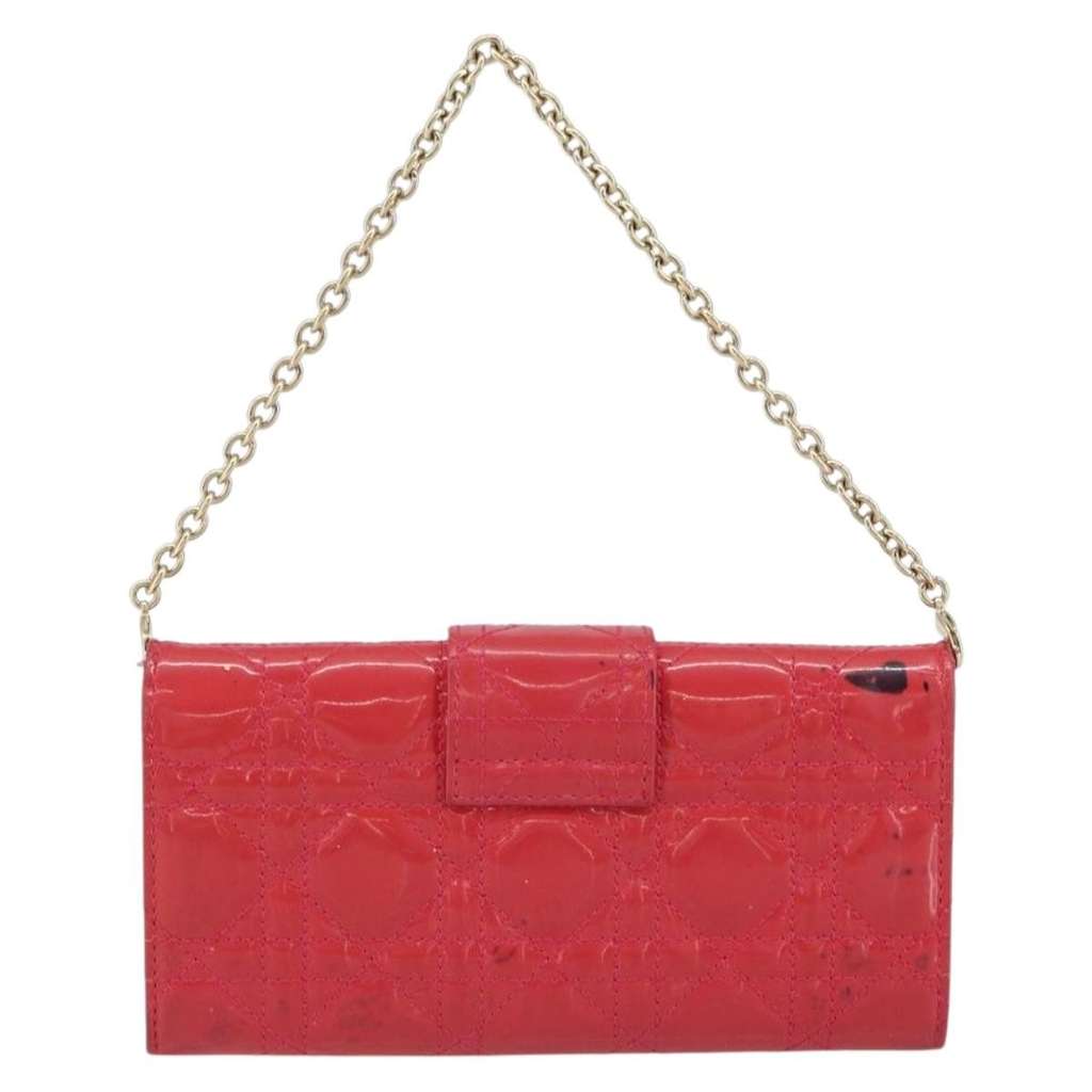 Christian Dior New Lock Pouch Pink Good condition - Back View