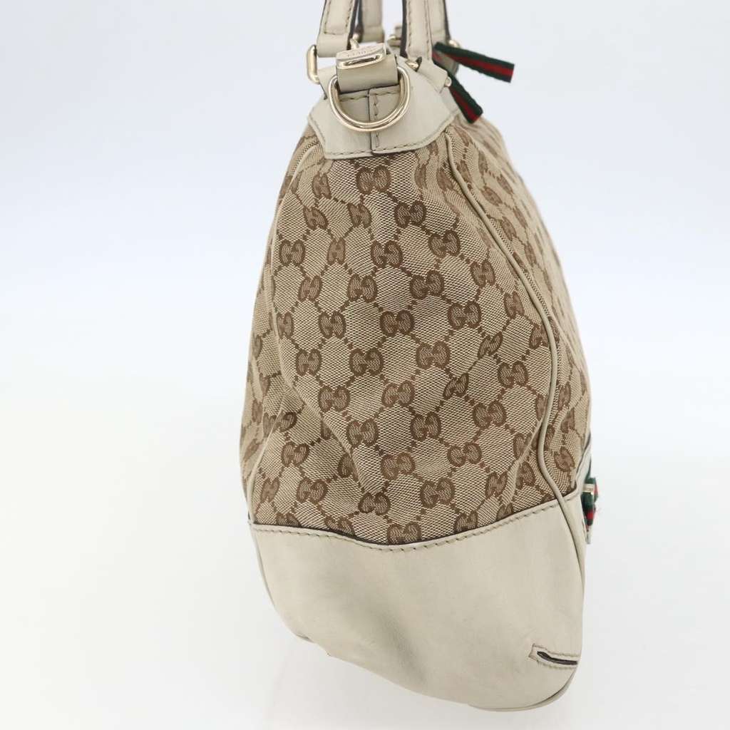 Gucci Mayfair Convertible Tote Beige Canvas Good condition - Inside View