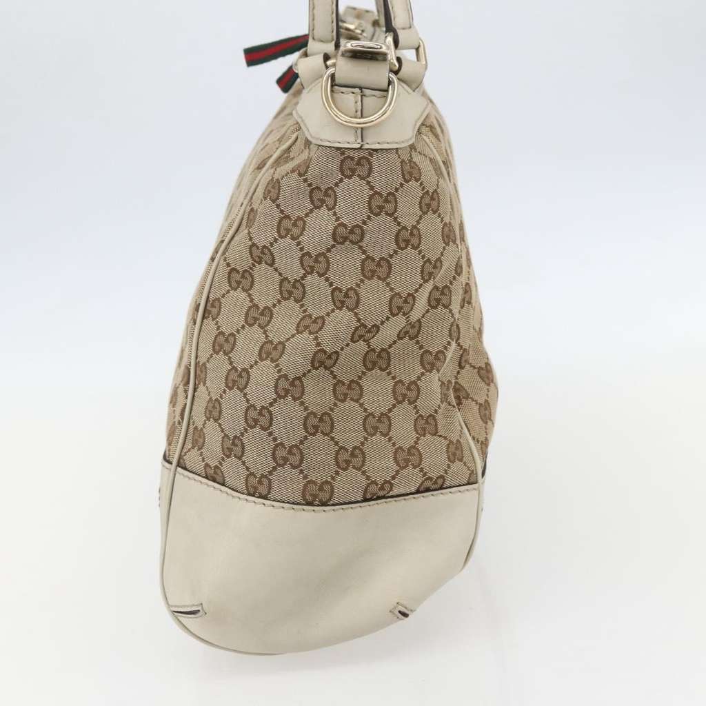 Gucci Mayfair Convertible Tote Beige Canvas Good condition - Model View
