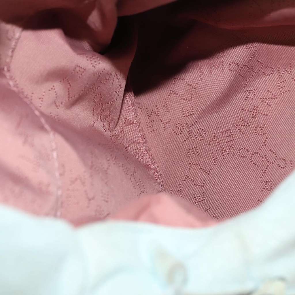 Stella Mccartney Falabella Fold Over Crossbody Bag Pink Suede Good condition - Box View