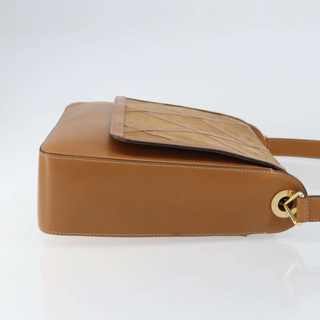 Celine Vintage Shoulder Bag Brown Suede Good condition - Inside View
