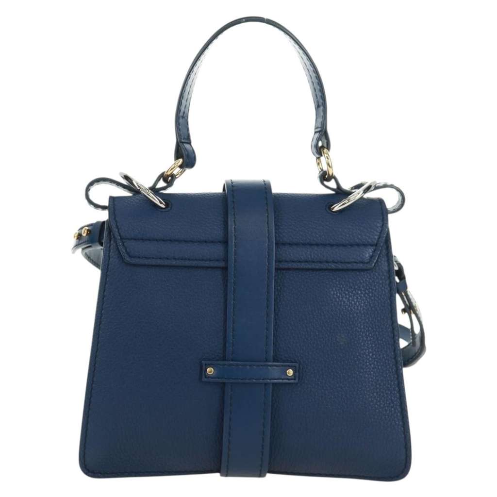 Chloe Aby Day Bag Blue Leather Good condition - Back View