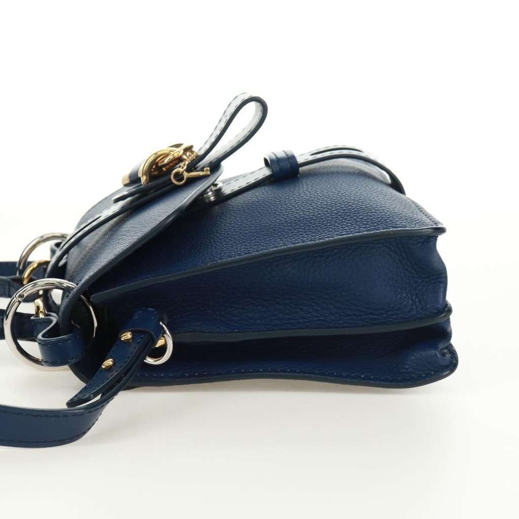 Chloe Aby Day Bag Blue Leather Good condition - Inside View