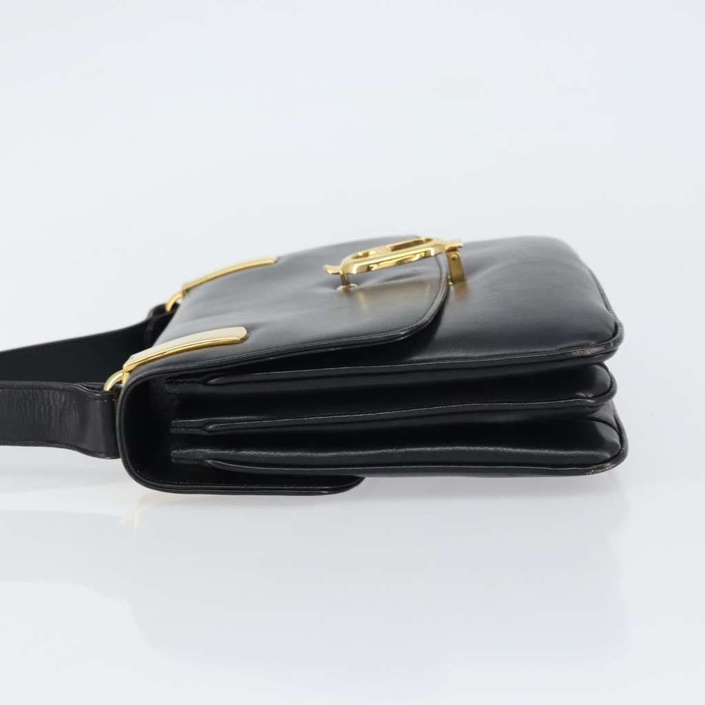 Celine Horse Carriage Shoulder bag Black Leather Good condition - Model View