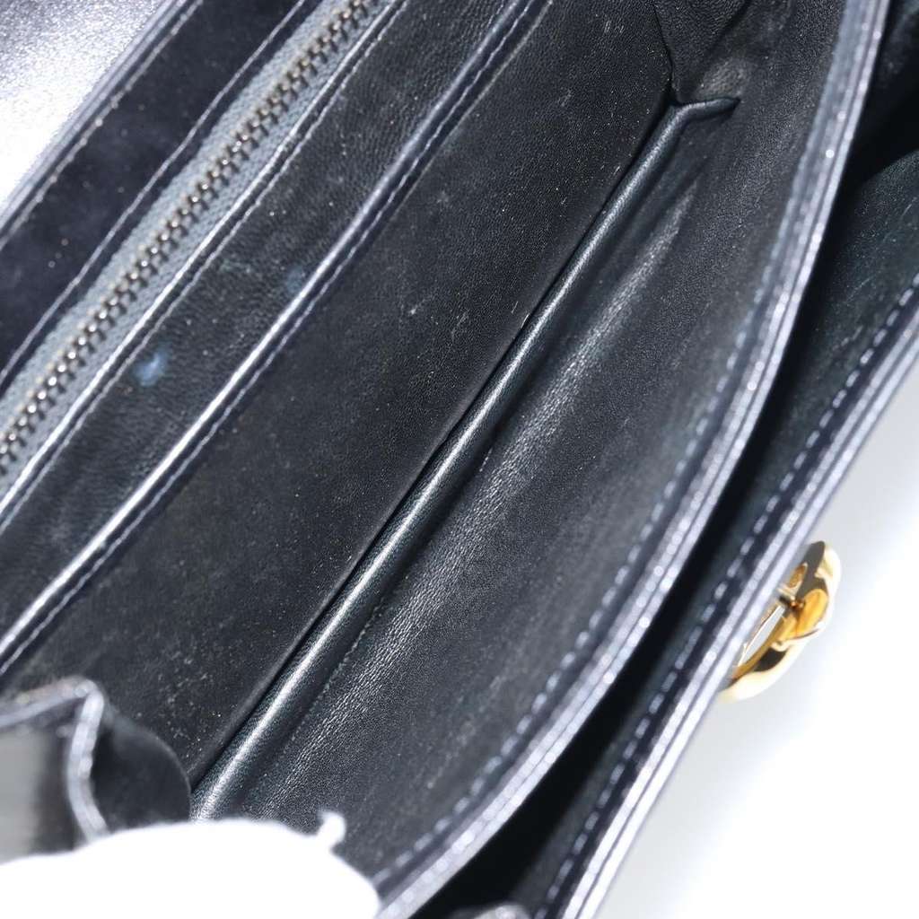 Celine Horse Carriage Shoulder bag Black Leather Good condition - Box View