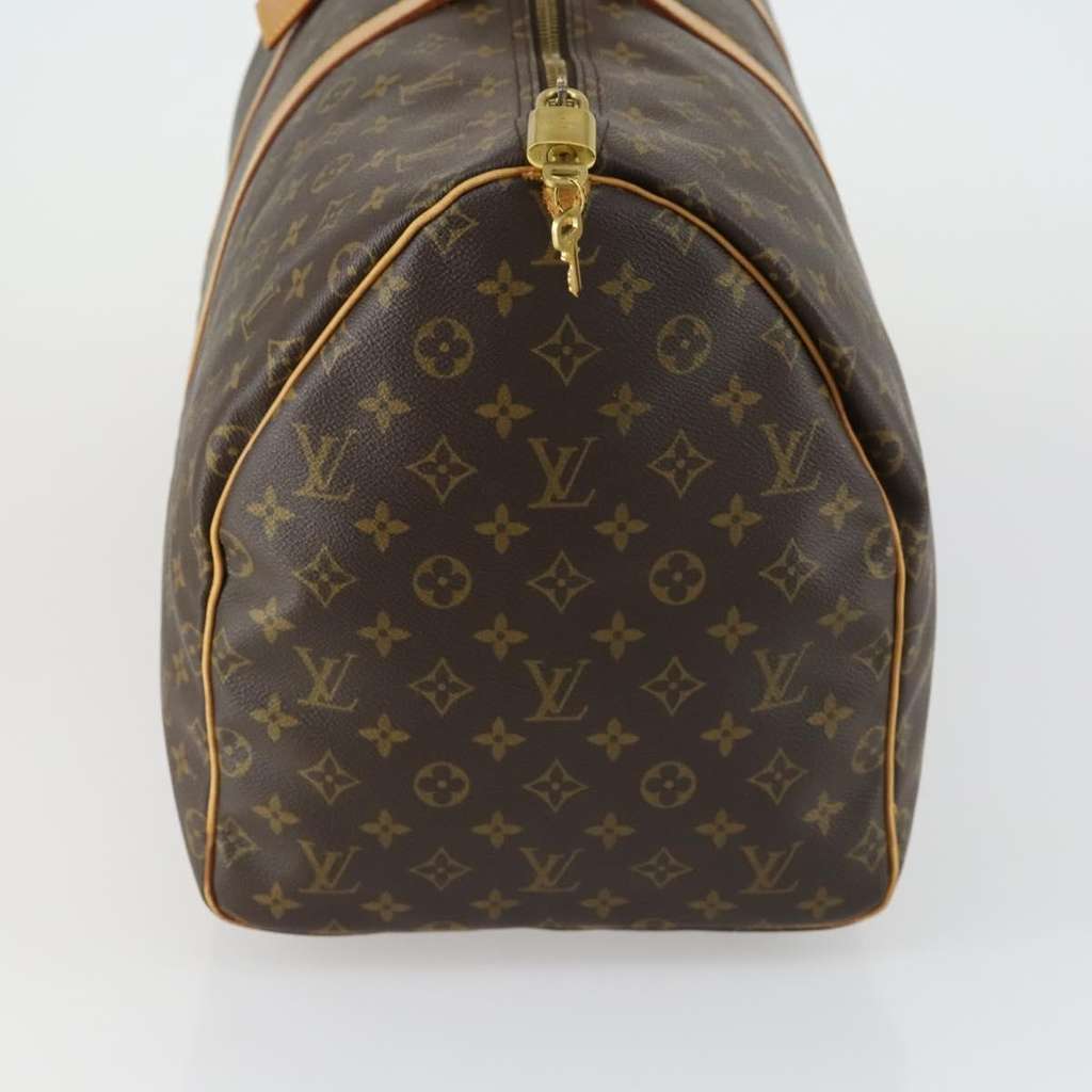 Louis Vuitton Keepall Bag Brown Canvas Fair condition - Inside View