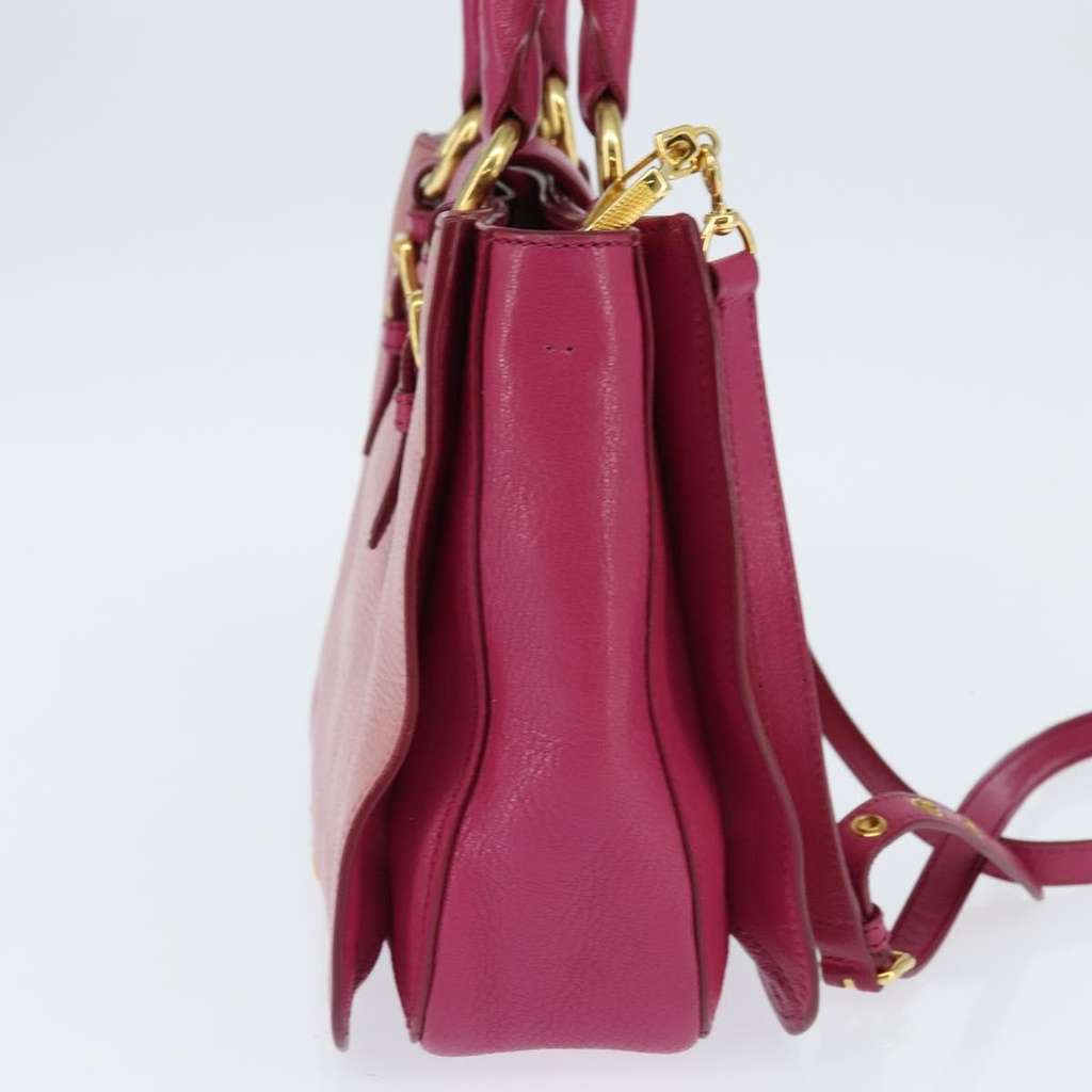 Miu Miu Madras Convertible Lock Tote Pink Leather Good condition - Inside View