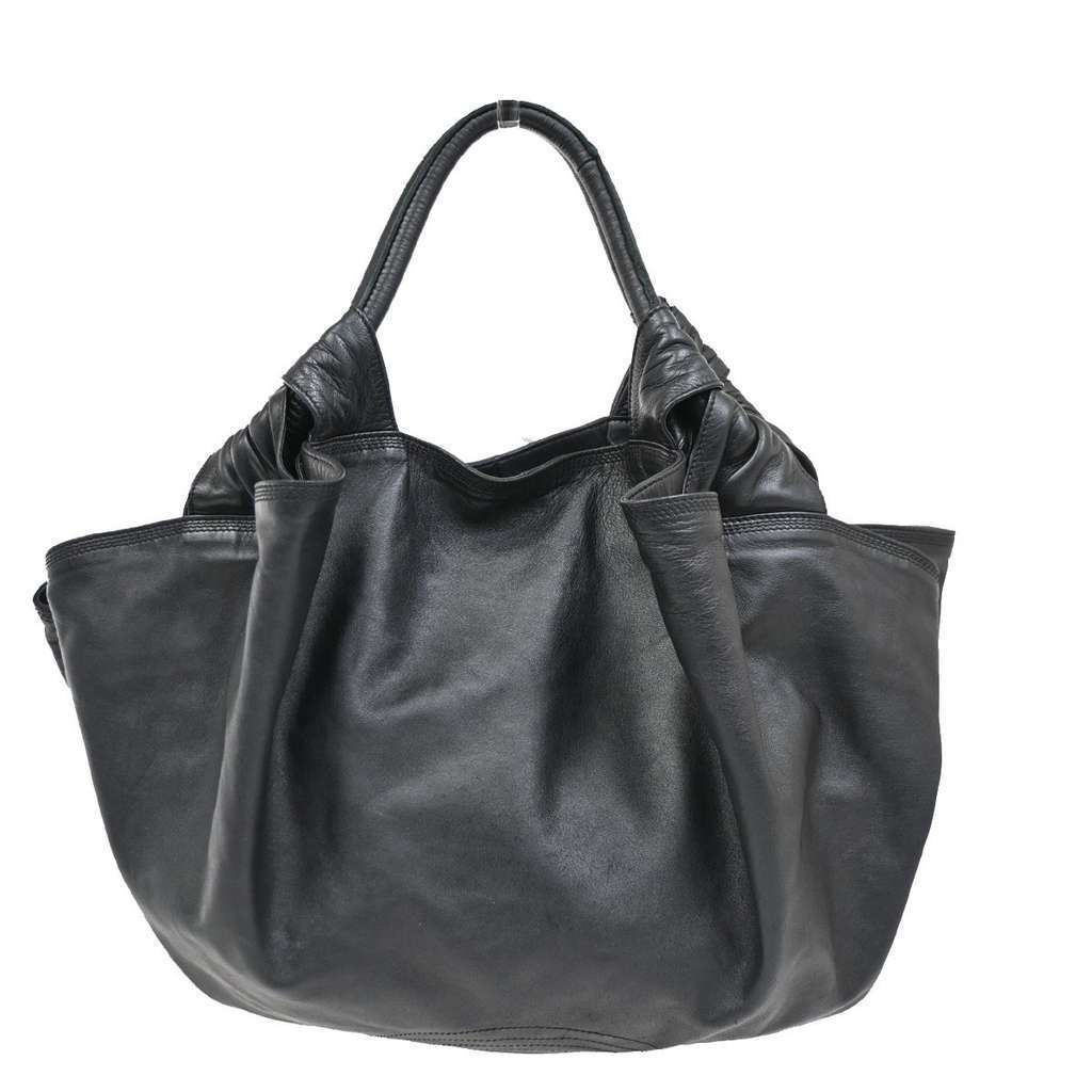 Loewe Anagram handbag Black Leather Good condition - Back View