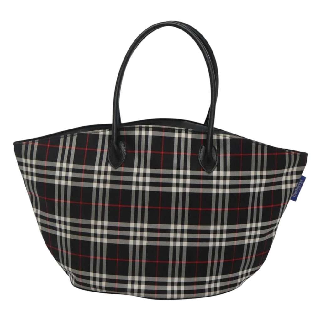 Burberry Nova Check Tote Black Good condition - Back View