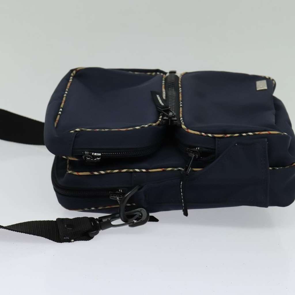 Burberry Vintage Shoulder Bag Navy Good condition - Inside View