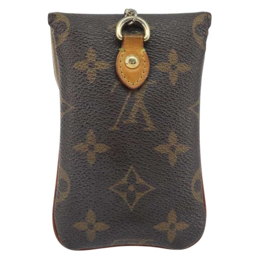 Louis Vuitton Etui Phone Case Brown Canvas Fair condition - Back View