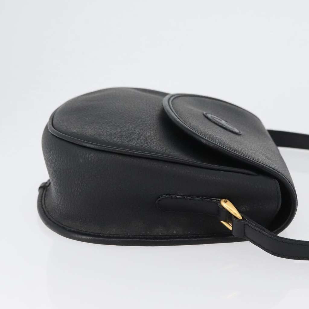 Gucci Vintage Shoulder Bag Black Leather Good condition - Inside View