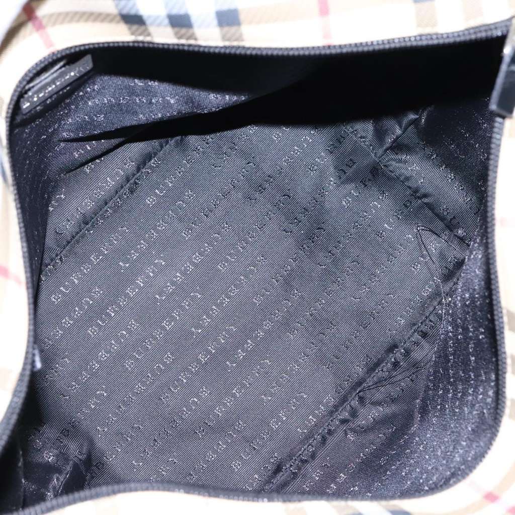 Burberry Nova Check Tote Beige Canvas Good condition - Box View