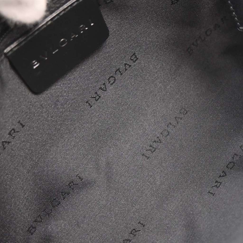 Bvlgari B.Zero1 Logomania Bag Black Canvas Good condition - Inside View