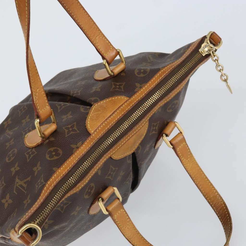 Louis Vuitton Palermo Handbag Brown Canvas Fair condition - Model View