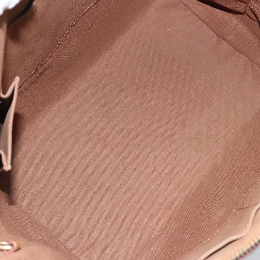 Louis Vuitton Palermo Handbag Brown Canvas Fair condition - Box View