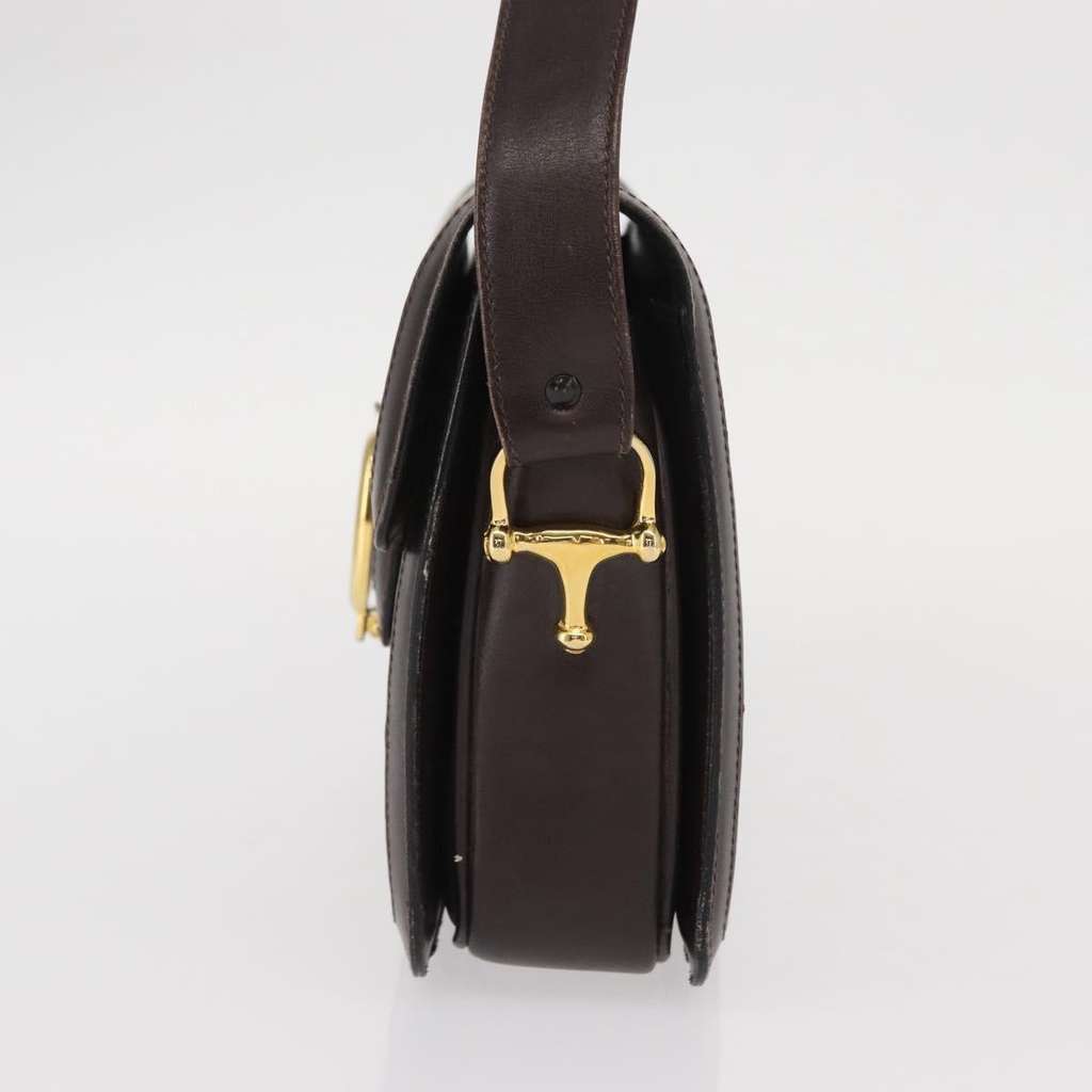 Celine Vintage C Sulky Horsebit Shoulder bag Brown Canvas Good condition - Inside View