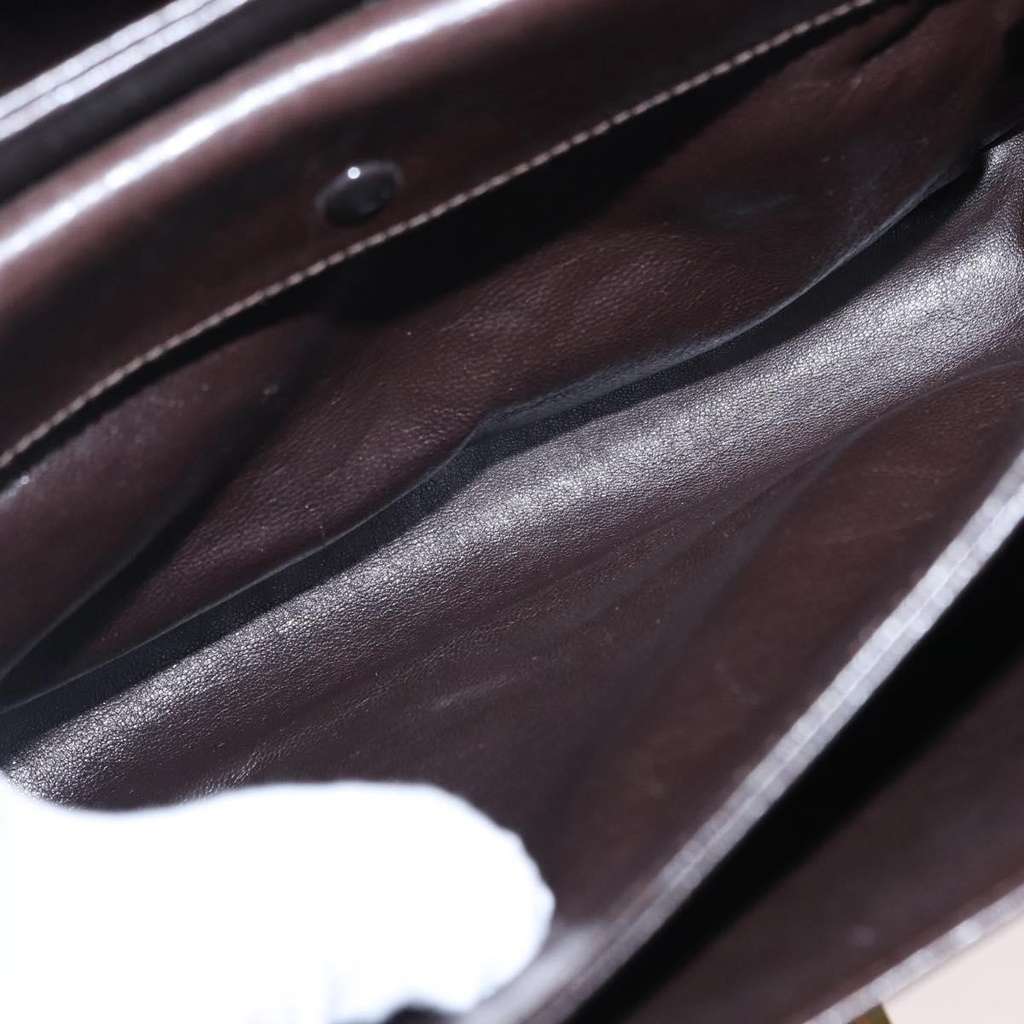 Celine Vintage C Sulky Horsebit Shoulder bag Brown Canvas Good condition - Box View