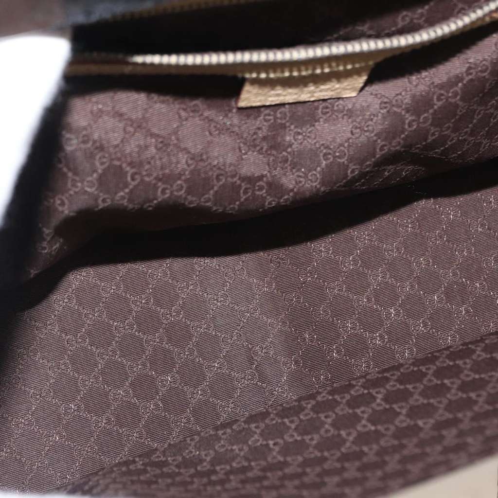 Gucci Vintage Handbag Beige Leather Good condition - Box View