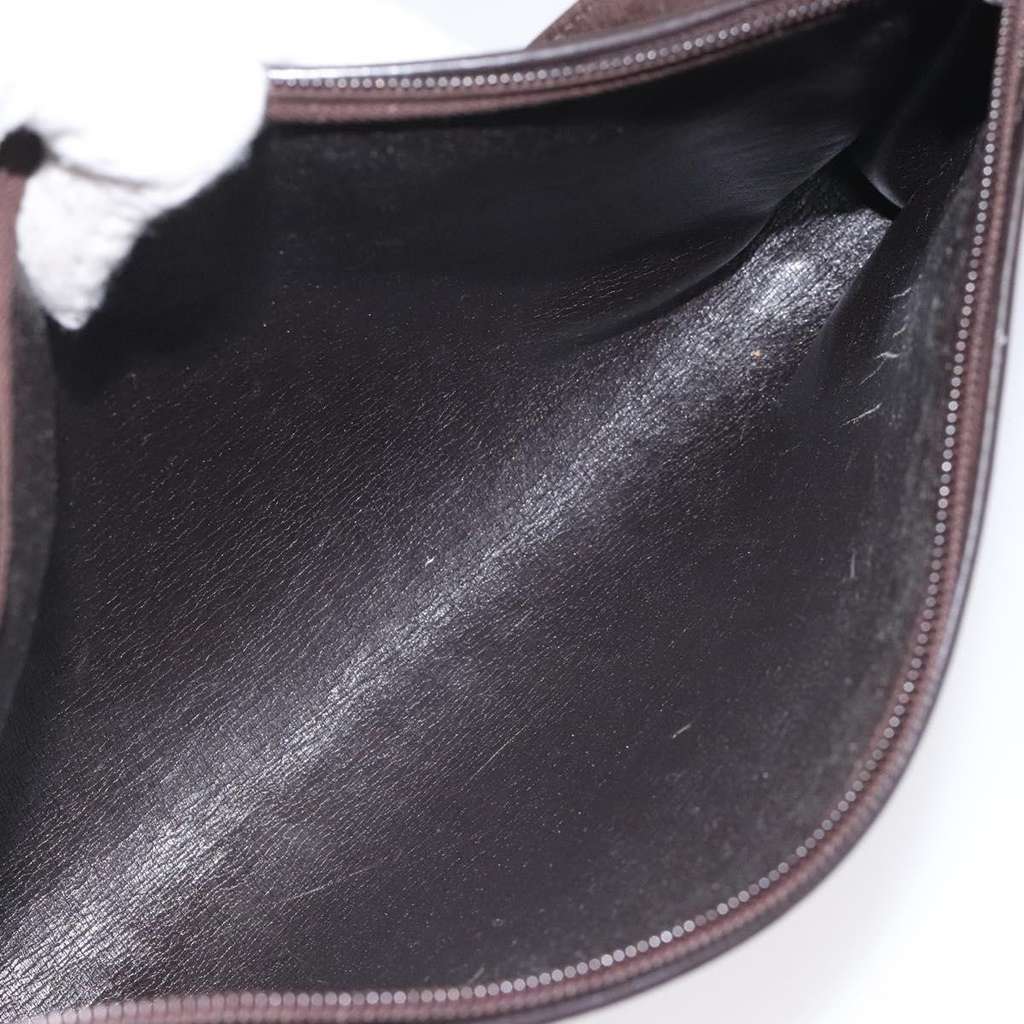 Christian Dior Vintage Trotter Shoulder Bag Brown Canvas Good condition - Box View