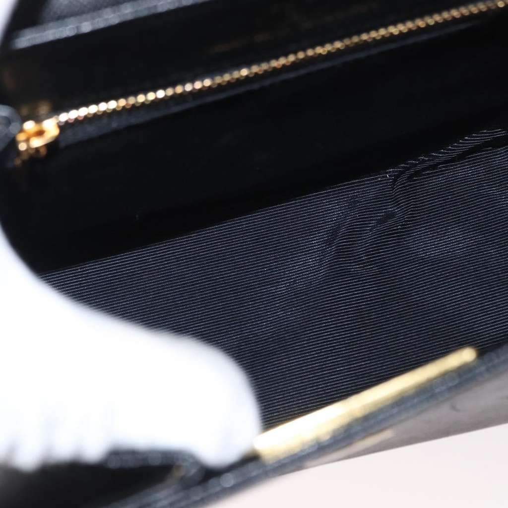 Valentino Garavani Vintage Handbag Black Leather Good condition - Box View